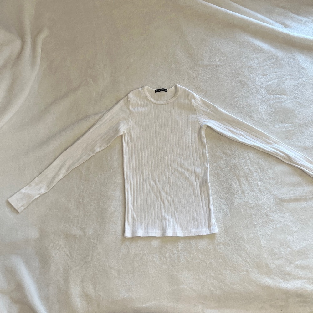 brandy melville leah scallop eyelet top